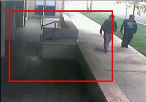 Car theif caught on CCTV but the image is useless